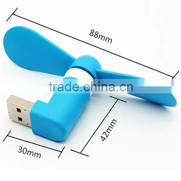 Pocket-size OTG Android Mobile Phone Computer Portable Mini Fan photo-3
