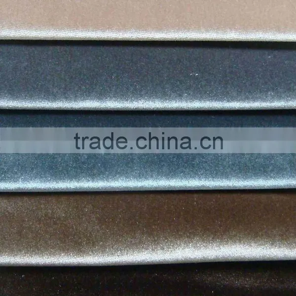 Polyester Shining Korean Velvet Fabric