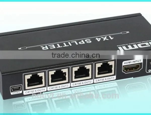 HDMI 1.3 1X4 OVER SINGLE Cat6 50M Spilitter , HDV-9814S50 photo-4