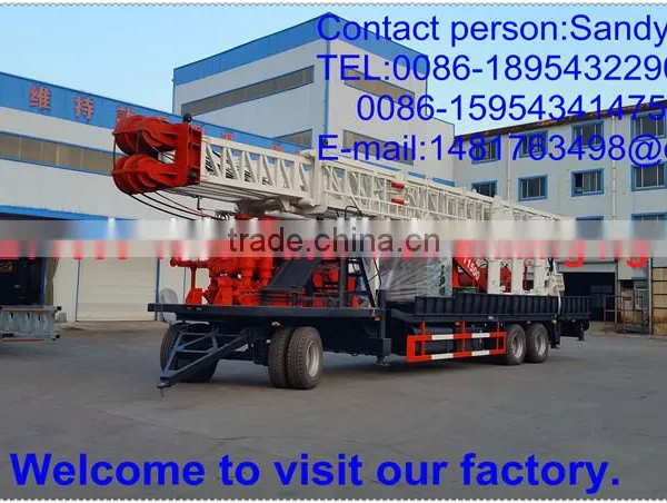Trailer Type Water Well Drilling Machinery 1000m photo-3
