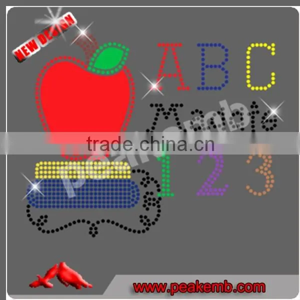 Hot Sale Wild About 3rd Grade Rhinestone Transfer Design Iron on Glitter for Children Clothing photo-2