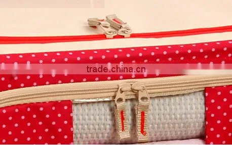 FH-CL0044 Popular Style Polka Dot Fabric Oxford Clothes Storage Box photo-5