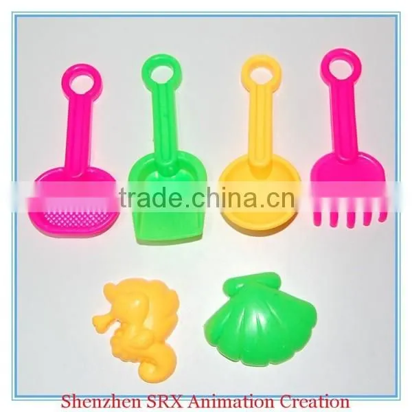 Wholesale Beach Toys Trolley Spade Rake Molds Hoe Play Colorful Set,OEM Wholesale Beach Toys for Children,plastic Beach Toys photo-3