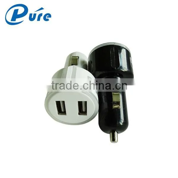 Splendid Mini Car Battery Charger 2 Usb Electric Car Charger Made for IPhone/iPad/Samsung photo-3
