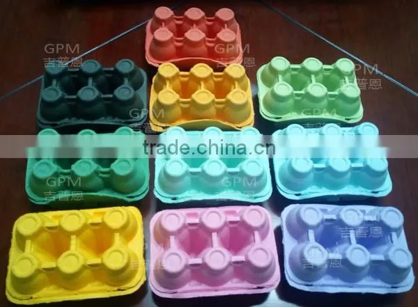 Custom High Quality Corrugated Pulp Molded Egg Cartons Box With Color photo-2