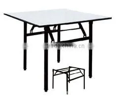 Square Folding Table--- 18mm Plywood+steel Frame Good Quality