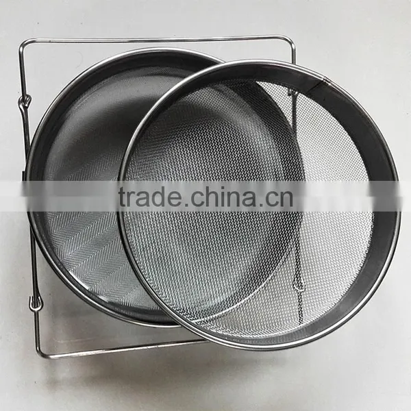 Beekeeping Equipment Stainless Steel Double Layers Honey Strainer/honey Sieve for Bee Keeping photo-2