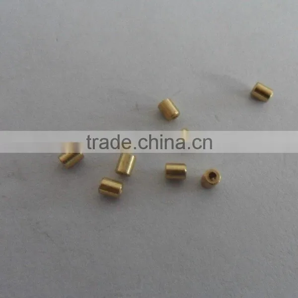 Customized High Precision CNC Turning Micro Electronic Brass Nut Parts photo-2