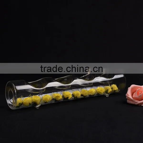 Unique Design, Tubular Glass Candle Holder, Home Decoration, Elegant Noble Candle Holder photo-4