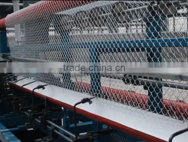 Full Automatic Galvanized/PVC Coated Chain Link Fence Machine photo-3