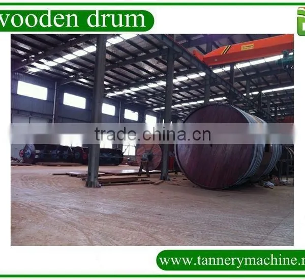 Salted Raw Hides Leather Drum Wooden Drum photo-5