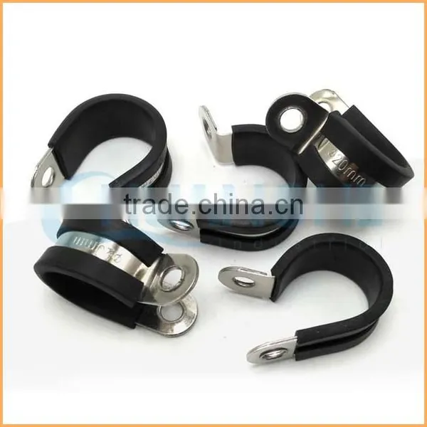 China Manufacture Best Quality Rubber Lined p Pipe Clips photo-3