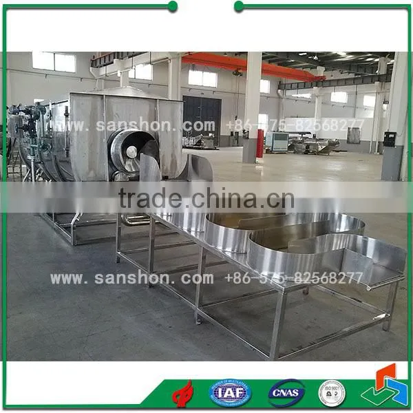 China Vegetable Fruit Steam Spiral Blanching Machine photo-3