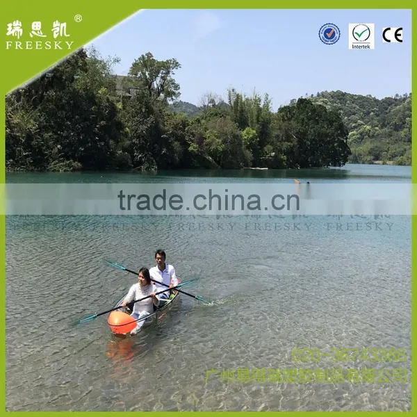 China Glass Bottom Crystal Clear Transparent Kayak for 2 Person photo-2