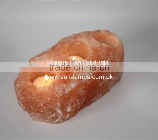 Himalayan Salt Tea Light Holders/Himalayan Salt Candle Holders/ Natural Salt photo-5