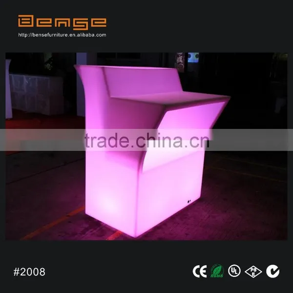 #2008 Jumbo Bar Counter Flashing Led Portable Bar Counter Bar Table