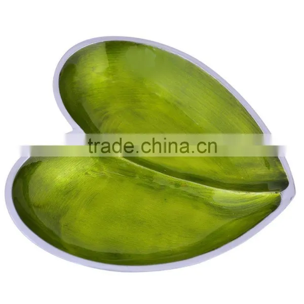 Aluminum Enamelled Heart Shape Salad & Fruit Bowl photo-2