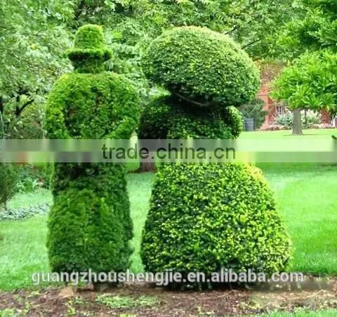 SJ010808 High Quality Evergreen Artificial Cartoon Topiary Animal Grass Animal Sculpture photo-6