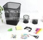 Factory Wholesale Fancy Metal Mesh Office Desk Stationery Set photo-2