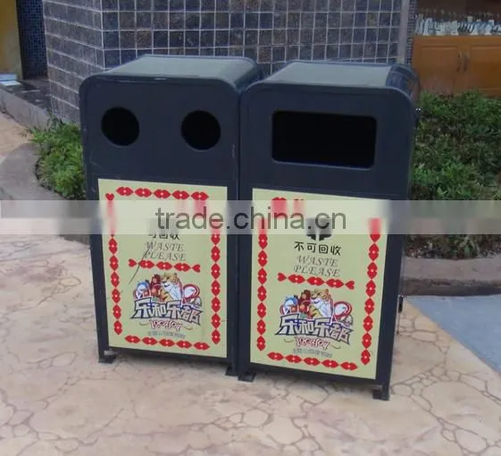 Arlau Outdoor Metal Garbage Container photo-5