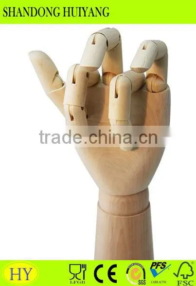 Display Flexiable Holder Versatile Hot Sale Wooden Mannequin Wooden Hand photo-4
