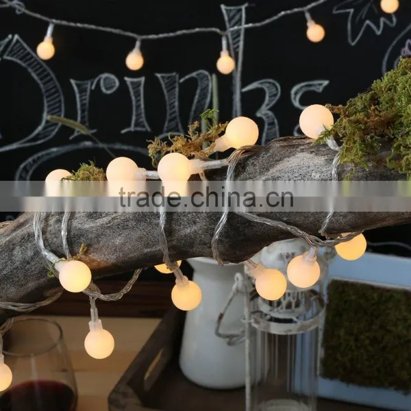 10m Globe String Lights Warm White Ball Christmas Light photo-3