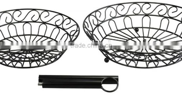 2-Tier Metal Countertop Bread Basket Stand photo-2