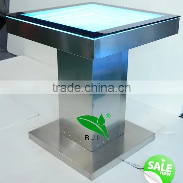 Wedding Party Use Square Almunium Bar Counter With Lights photo-4