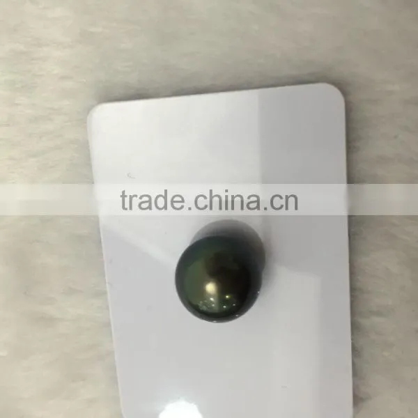 11-12mm Genuine Black Tahitian Pearl Beads For Jewelry Making photo-3