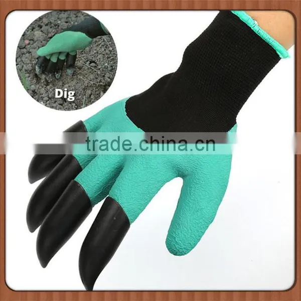 ABS Plastic Garden Digging Genie Gloves With Claws photo-4