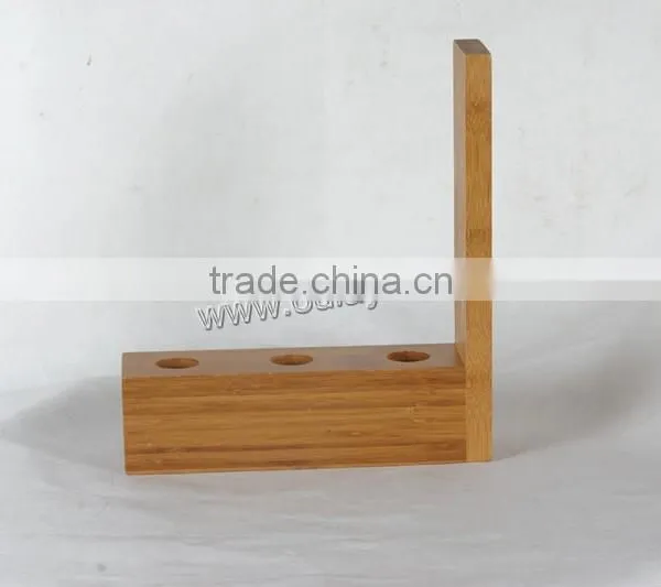 High Pressured and Spliced Nature Bamboo Wine Bottle Holders photo-4
