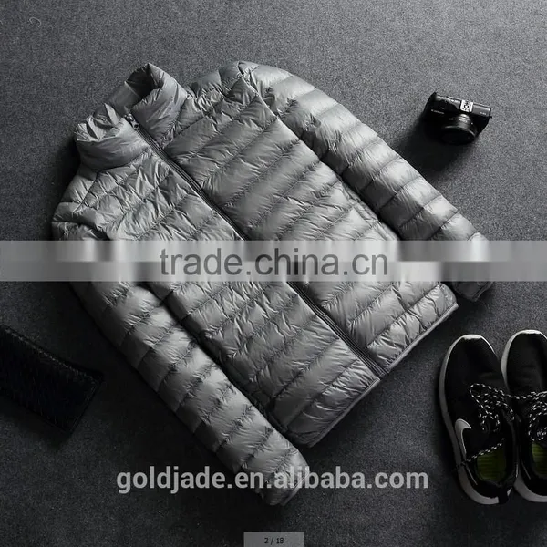 Men Winter Ultra Light Thin Down Feather Jacket photo-6