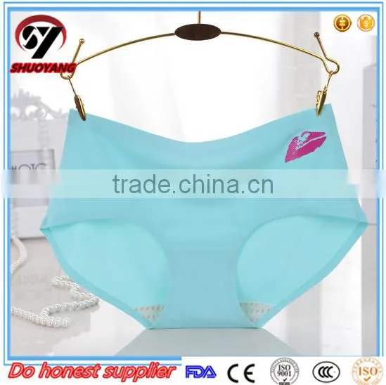 Nano Silver Ions Sterilization Underwear One Piece Ice Silk Quick-drying Antibacterial Women's Panties photo-3