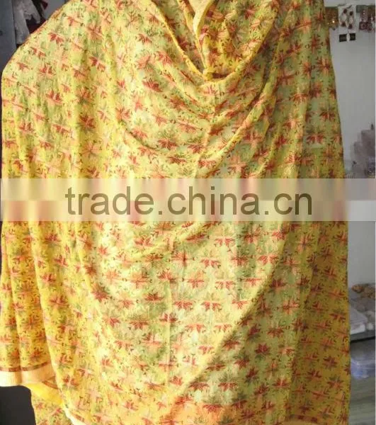 Embroidered PHULKARI GEORGETTE DUPATTA SHAWL