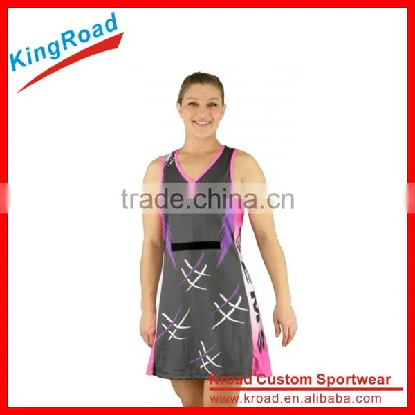 Popular Sublimation Netball Jerseys photo-2