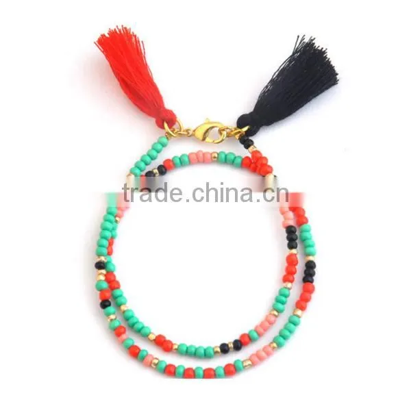 2016 Hot Sale Seed Beads Necklace With Tassel Fashion Necklace photo-5
