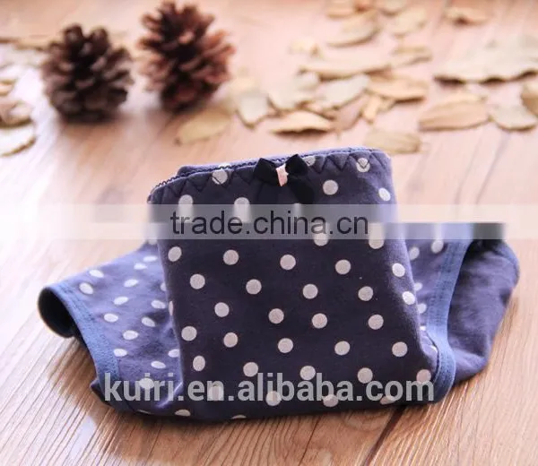 Bow Tie Ladies Cotton Underwear Women Cute Cartton Panties Wholesale Factory photo-2