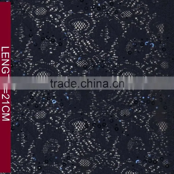 Lace Fabric With Sequins/beaded Lace #B8035 photo-4