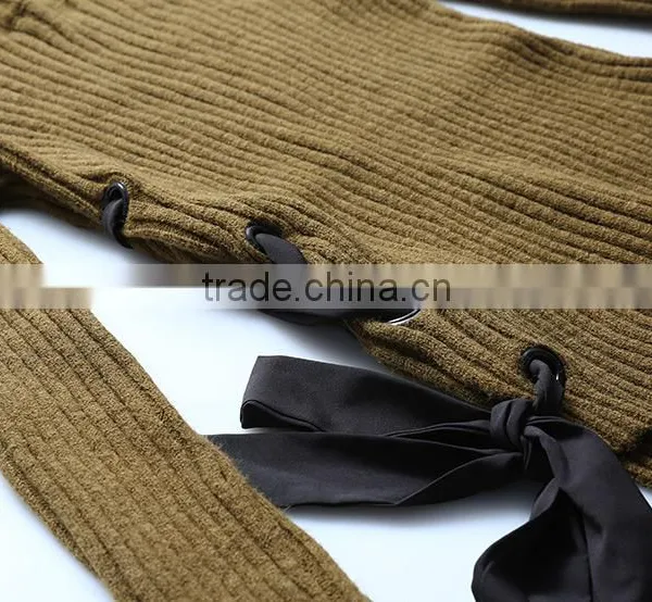 Factory Wholesale Women's Thin Wide Neck Tight Pullover Spring Sweaters With High Quality photo-6