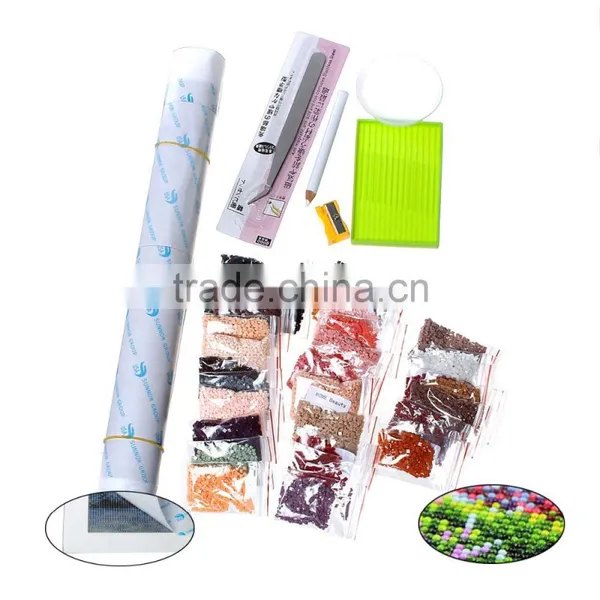 Custom Rhinestone Multicolor Fruit Plates Pattern Cotton Embroidery DIY Kit Diamond Painting photo-2