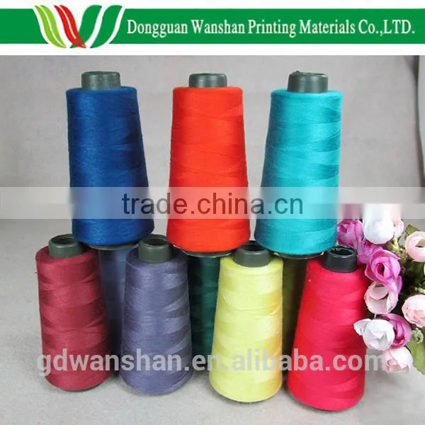 Elastic Hardcover Book Binding Polyester Embroidery Knitted Yarn, Sewing Thread Cone photo-2