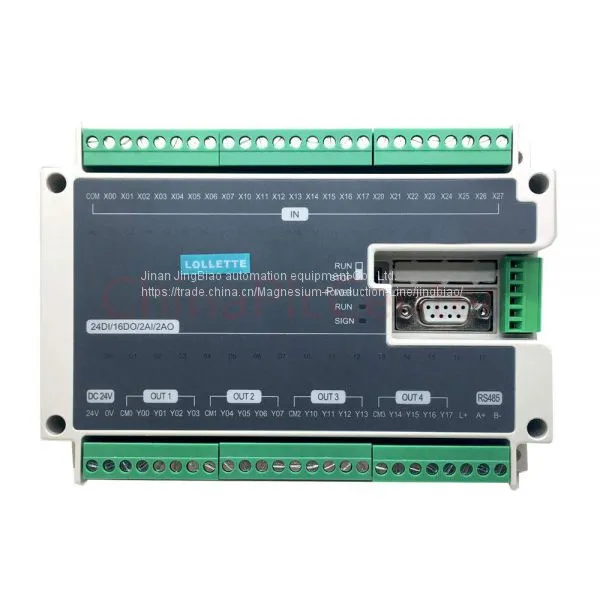 LE3U 40MT 24DI 16DO 2AD 2DA Analog for PLC RS485 Modbus 4 Axis High-Speed Pulse 100KHz Output Stepper Motor photo-4
