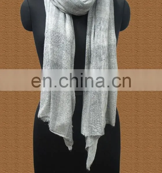 Shawls & Scarfs in Check, Check Pashmina Wool Shawls photo-2