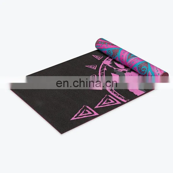 Design Custom Size Silicone Foldable Antislip Black Yoga Mats photo-4