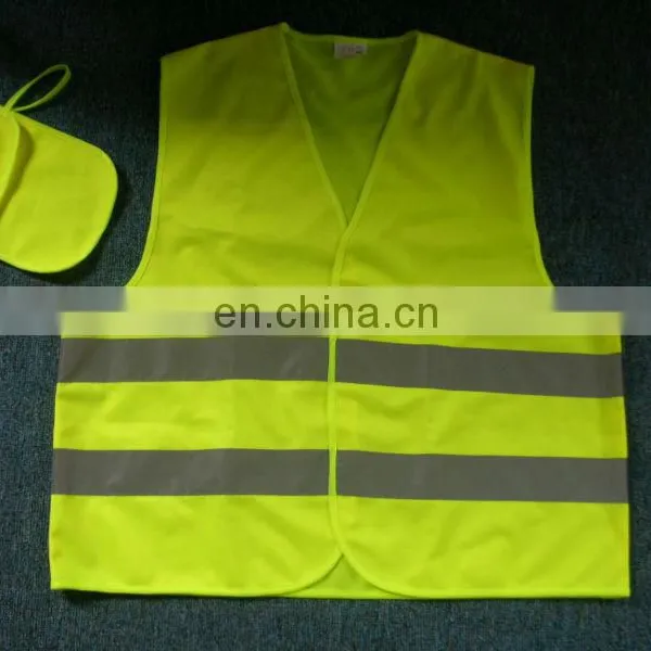 Wholesale Yellow 120g Polyester Reflective Safety Vest photo-6