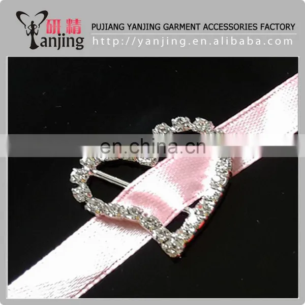 Factory Directly ! Wholesale Round Wedding Invitation Ribbon Rhinestone Buckle photo-4