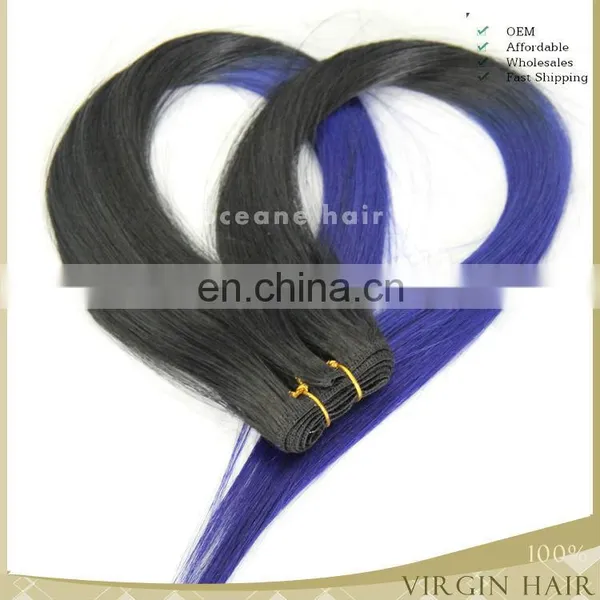 Ombre Loose Wave Wholesale Hair Extensions 100% Human Ombre Hair Braiding Hair photo-5