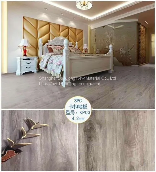 Environmental Vinyl Waterproof PVC SPC Flooring For Indoor Thickenss 4.2mm photo-3
