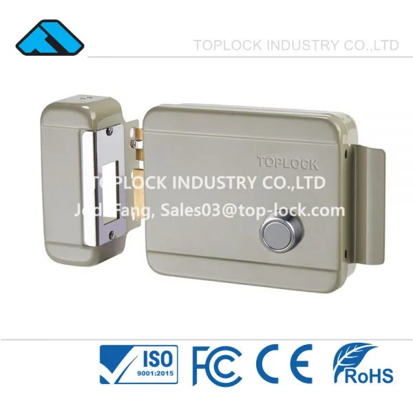 Electric Door Lock 12V Rim Lock for Left Open Door photo-4