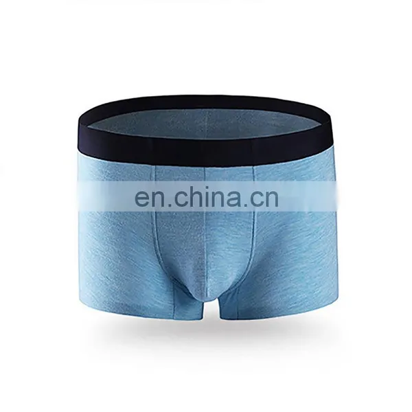 Soft Touch Symphony Cotton Youth Shorts Solid Color Boxer Men's Underwear photo-5